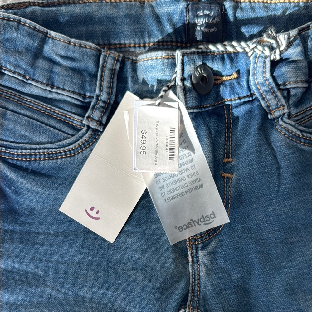 Blue Classic Denim Jeans